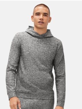 Outdoor Voices Men’s Heather Grey Cloudknit Hoodie Large